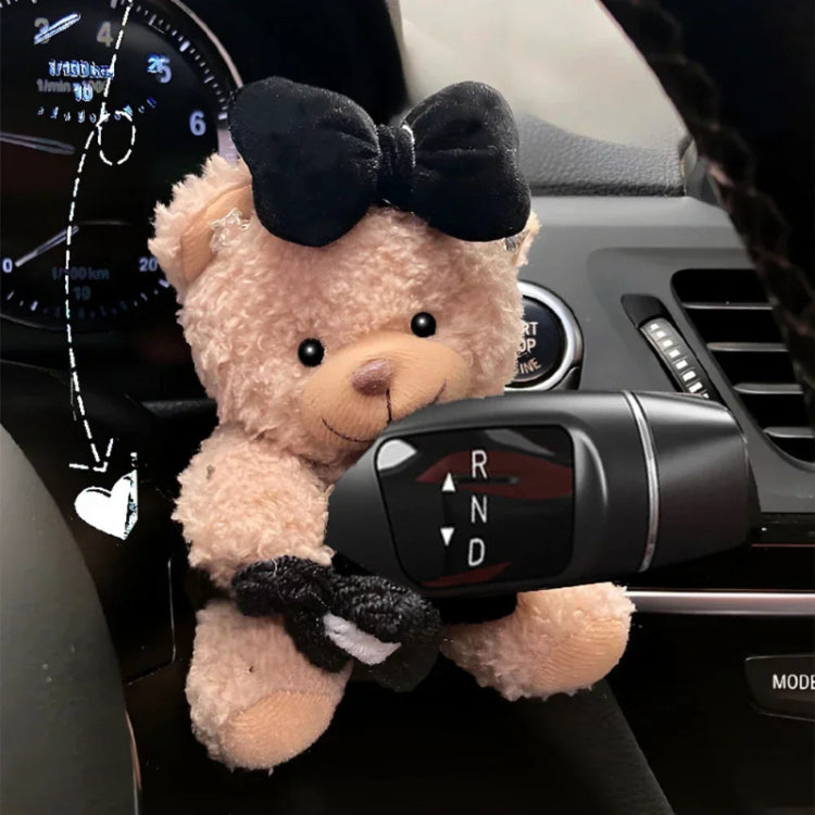Cute Car Cute Wiper Ornaments Plush Doll Panda Cat Turn Signal Switch Ornament Car Interior Decoration Accessories